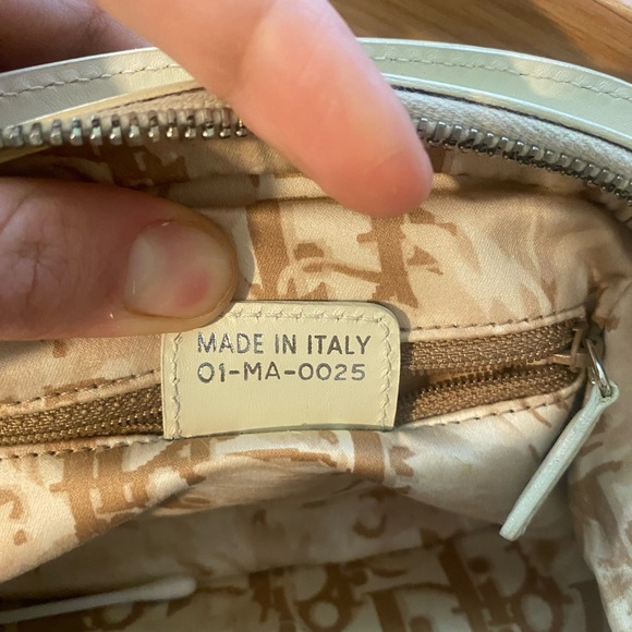 Christian Dior white leather bag, collection year 2015. - Picture 6 of 6